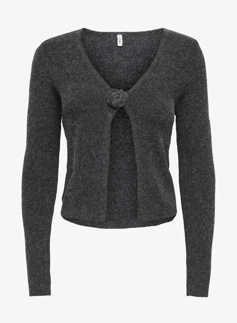 Casual Open Front Cardigan