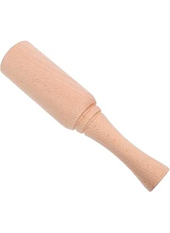 مطرقة جلد من خشب الزان الصلب لأدوات الختم على الجلد وأعمال النجارة والنجارة - Image 1