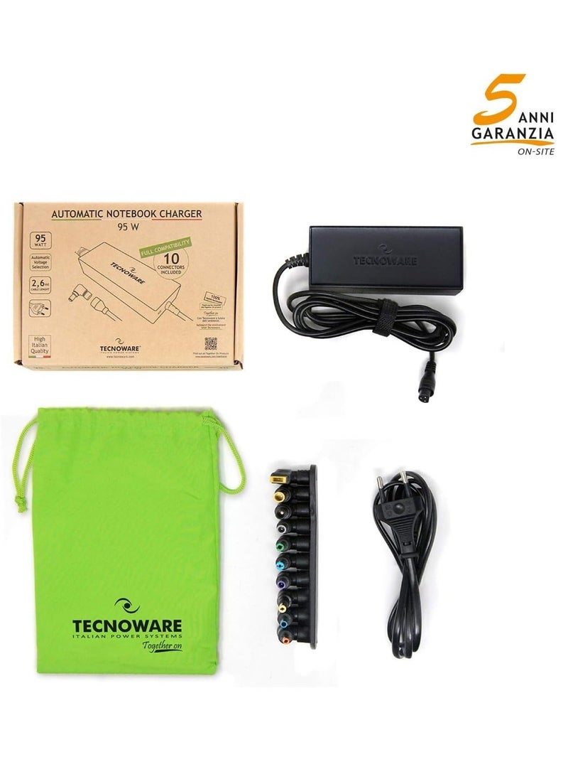 ELTRAZONE Universal AC Power Adapter For Laptop/Notebook Black - Image 5