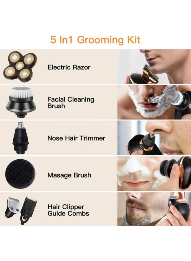 Roziapro - 5-in-1 Multifunctional 5D Electric Shaver HT988 - Image 1