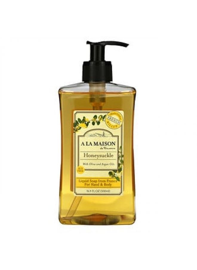 A La Maison De Provence A La Maison de Provence Liquid Soap For Hand & Body Honeysuckle 16.9 fl oz 500 ml 