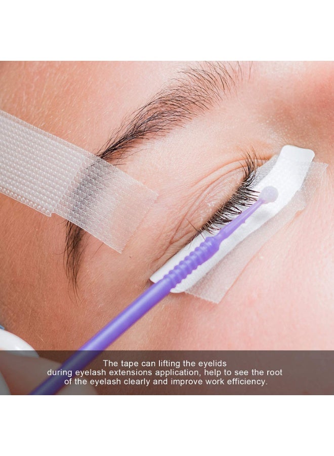 بي بي اس شريط الرموش - شريط طبي شفاف أبيض بمسام دقيقة بطول 0.5 بوصة لتمديد الرموش | لطيف على البشرة، خالٍ من اللاتكس، مثالي لتمديد الرموش - Image 5