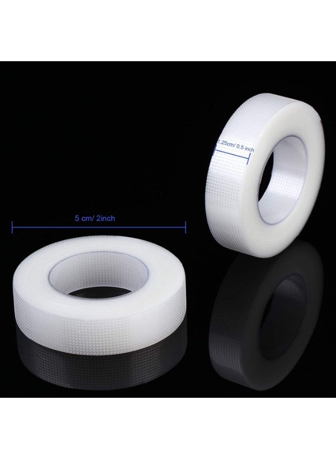 بي بي اس شريط الرموش - شريط طبي شفاف أبيض بمسام دقيقة بطول 0.5 بوصة لتمديد الرموش | لطيف على البشرة، خالٍ من اللاتكس، مثالي لتمديد الرموش - Image 2