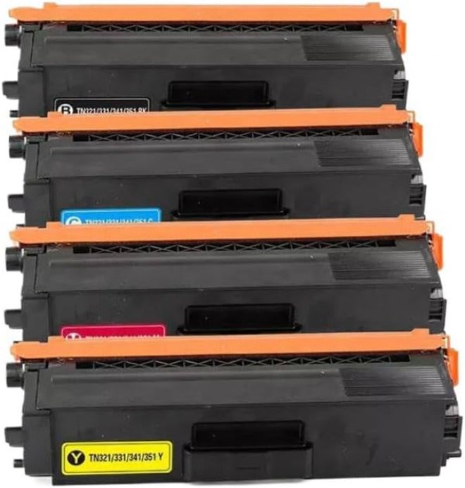 خرطوشة تونر ليزرية ملونة TN321، TN331، TN341، TN351 متوافقة مع طرازات L8250CDN، L8350CDW، L8400CDN، L8600CDW (لون أصفر - Y)