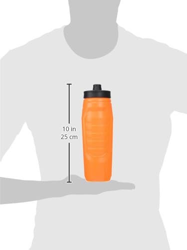 Under Armour Squeeze Water Bottles, 32 oz Water Bottles, Sideline Sports Water Bottle with Quick-Shot Lid, Quick & Easy Hydration, Gym Water Bottles, Squeeze Bottle, 1 32oz Bottle - Image 3