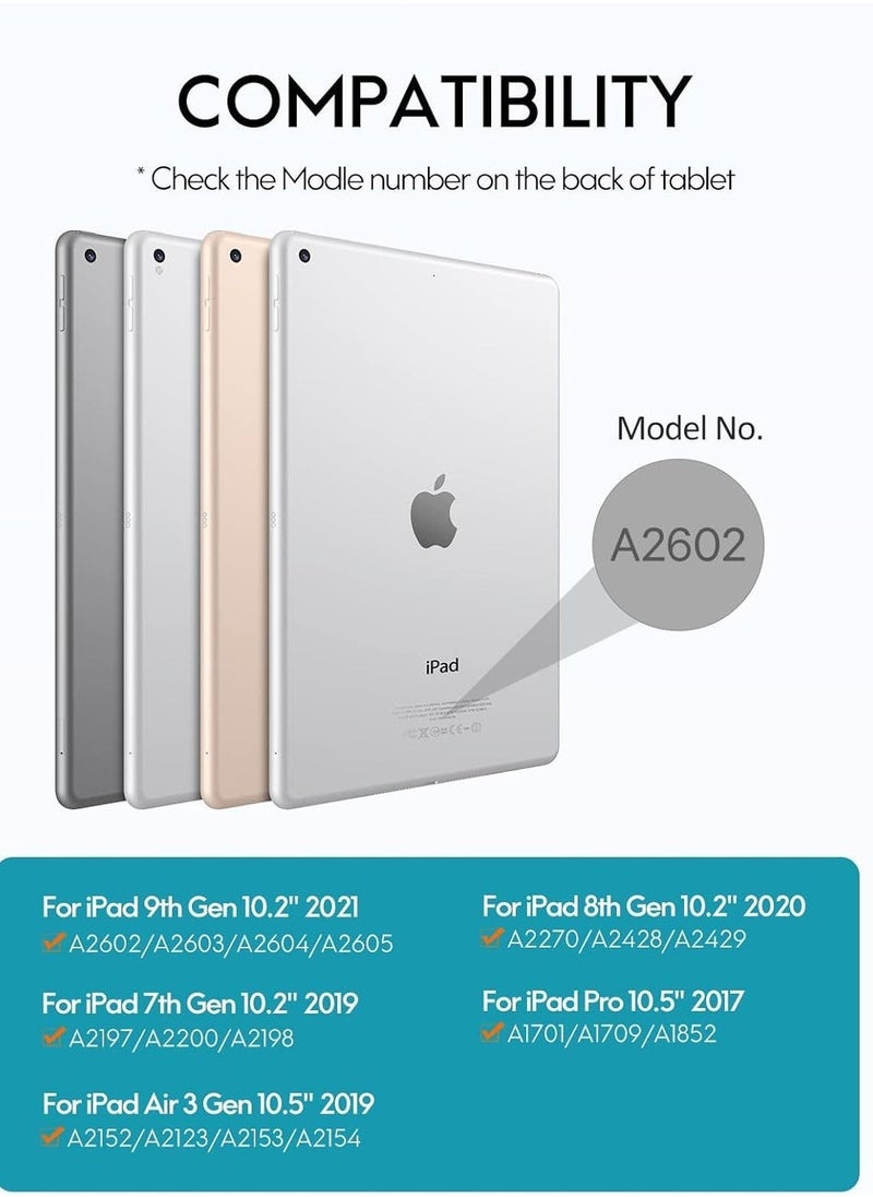 Gravity iPad 9th/8th/7th Generation 10.2 Inch Keyboard Case – Detachable Wireless Keyboard with Smart Touchpad, Flip Stand, and Pencil Holder, Full Protection for iPad, Perfect for Work, Study & Travel - Image 2