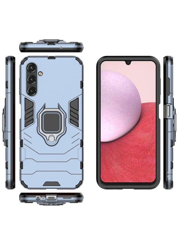 Generic - Case for Samsung Galaxy A14 5G ,Hybrid Heavy Duty Protection Shockproof Defender Kickstand Armor Case Cover,(Navy) - Image 1