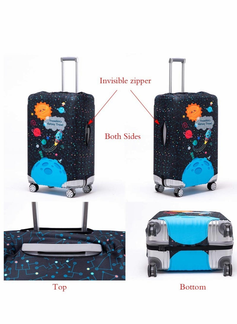 KASTWAVE Luggage Cover Water Washable Suitcase Cover Spandex Elastic Luggage Protective Covers Travel Accessories Suitable for 18-32 Inch Trolley Case - Image 2