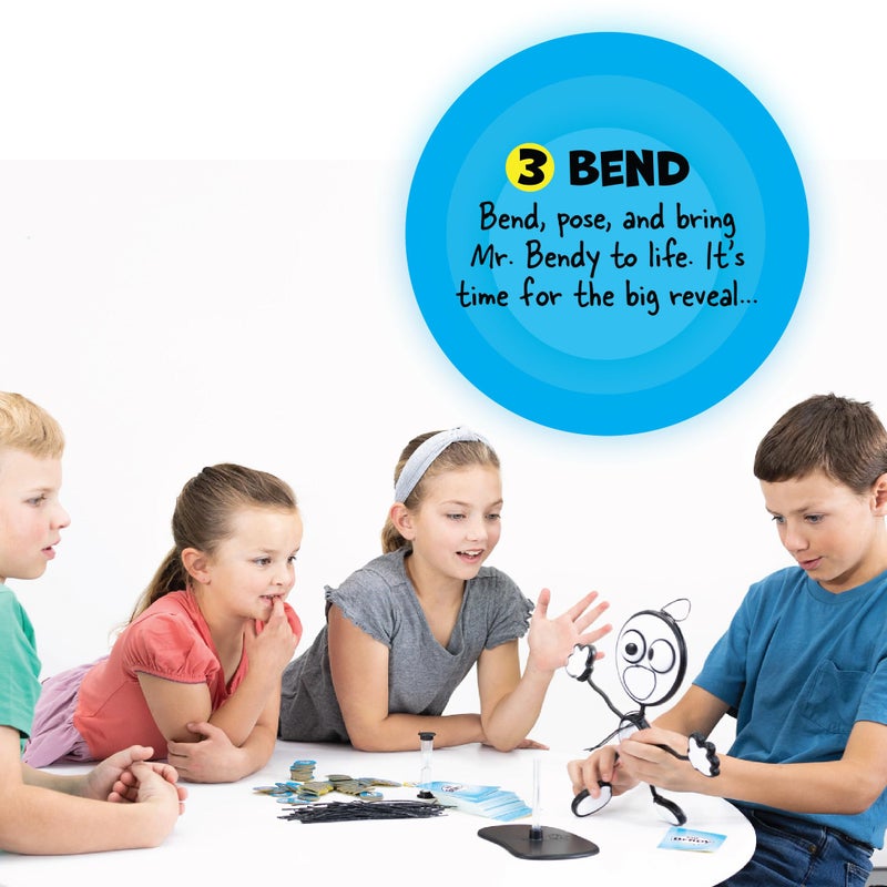 Fat Brain Toys Fat Brain Toys Mr. Bendy - Craft  Bend  & Guess! Party Game for Kids & Adults  - Image 5