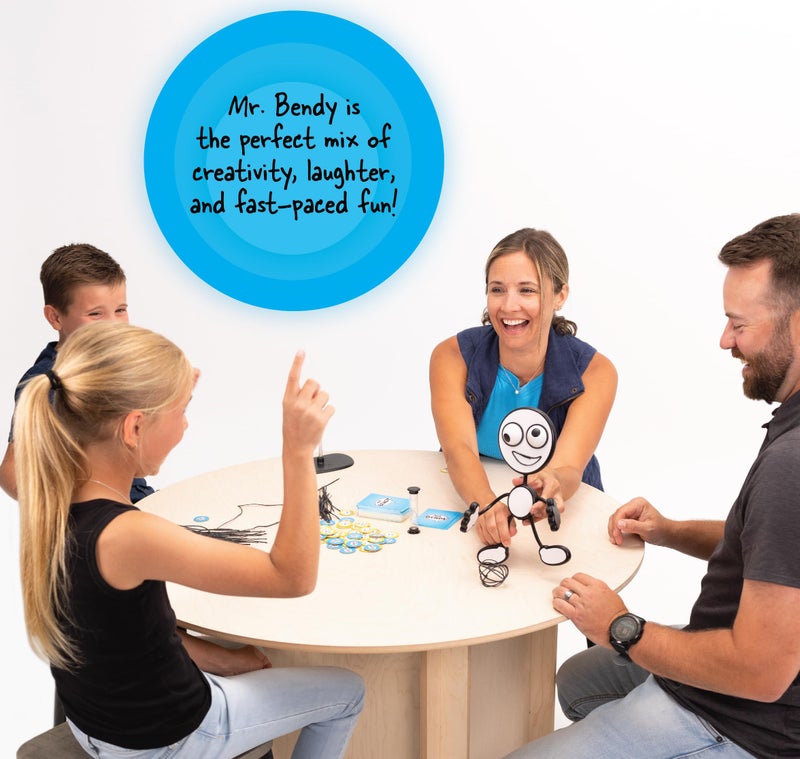 Fat Brain Toys Fat Brain Toys Mr. Bendy - Craft  Bend  & Guess! Party Game for Kids & Adults  - Image 2