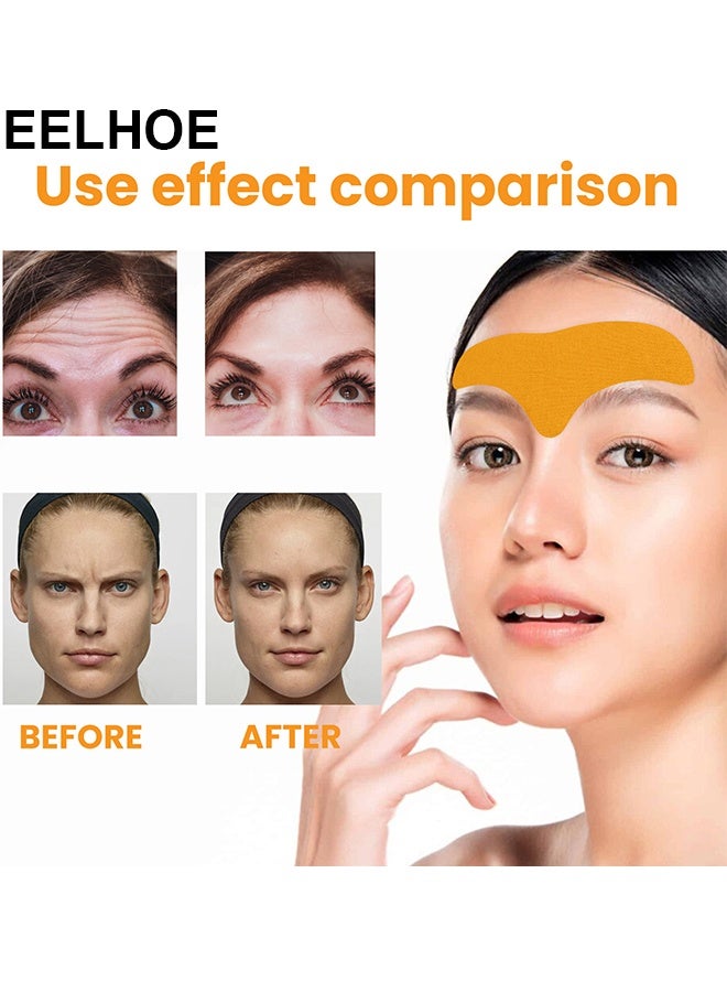 EELHOE 10PCS Forehead Wrinkle Patches, Anti Wrinkle Patches With Hydrolyzed Collagen For Helps Smooth Forehead And Moisturizing Reducing Under Eye Puffiness, Wrinkles And Dark Circles - Image 5