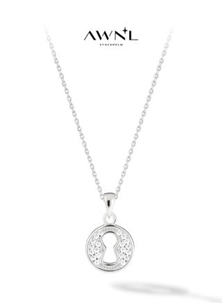 Love Lock Necklace With Sterling Silver and CZ Diamonds - pzsku/ZF527F793EFB18BD44F3CZ/45/1753077219/f2f8dd56-7b76-4d25-a8f7-5e29015afb50