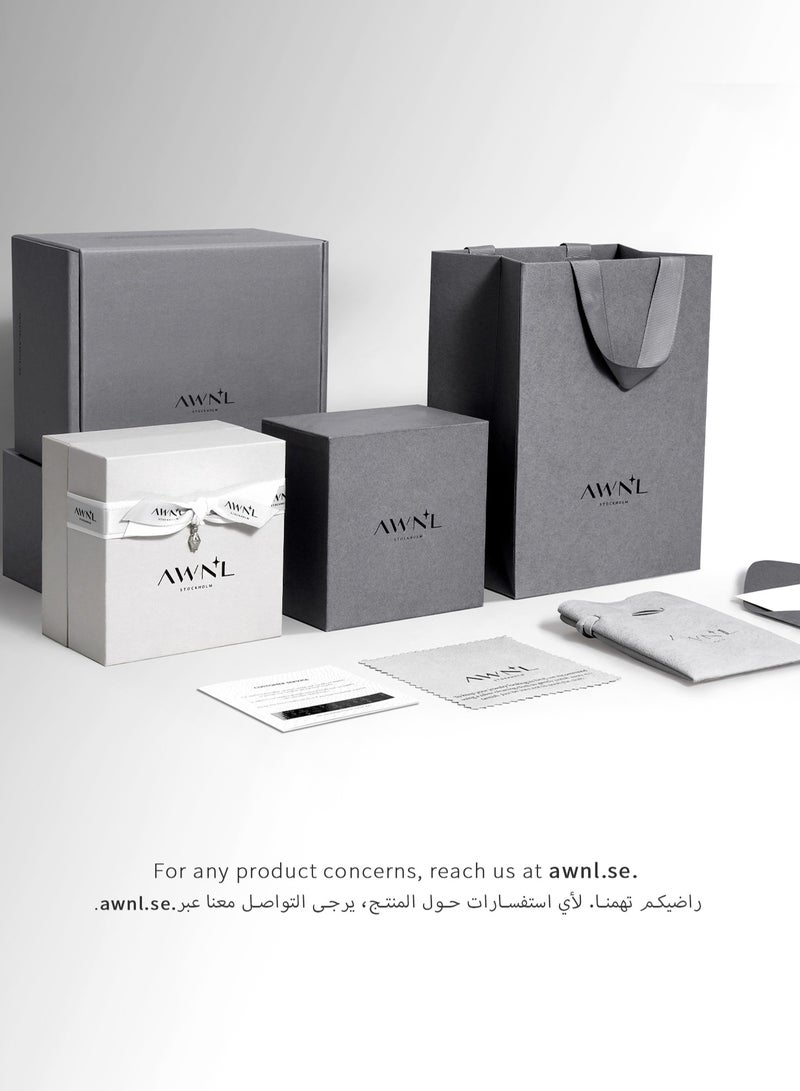 AWNL Love Lock Necklace With Sterling Silver and CZ Diamonds - Image 4