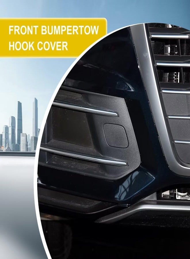 Goholy Car Front Bumper Tow Hook Cover Compatible with Audi Q7 2016 2017 2018 2019 4M0807241 Towing Eye Cap Right Passenger Side - Image 4