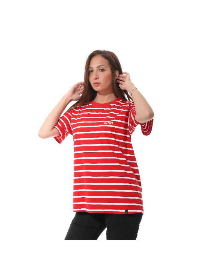 Defect Long striped oversized T-shirt  - Image 2