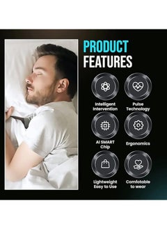 General Non-snoring micro-device - Nap2slim Natural-Impulse Device, electric anti-snoring device, EMS intelligent anti-snoring device, improve sleep quality, relieve fatigue (1 piece)  - Image 4