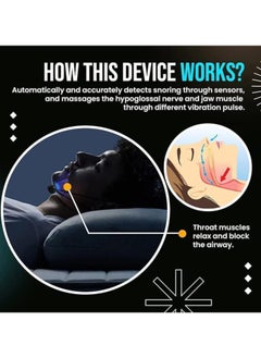 General Non-snoring micro-device - Nap2slim Natural-Impulse Device, electric anti-snoring device, EMS intelligent anti-snoring device, improve sleep quality, relieve fatigue (1 piece)  - Image 5