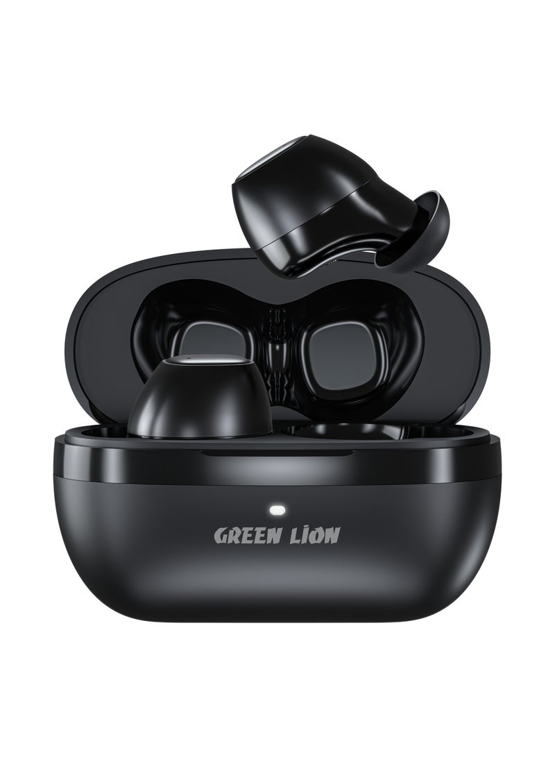 GREEN LION Kaprun True Wireless Earbuds with ENC and Voice Assistant / Dual Microphone / Waterproof Hands-Free Headphone / 7 Hrs Playtime / Truewireless Headphones - Black - Image 1