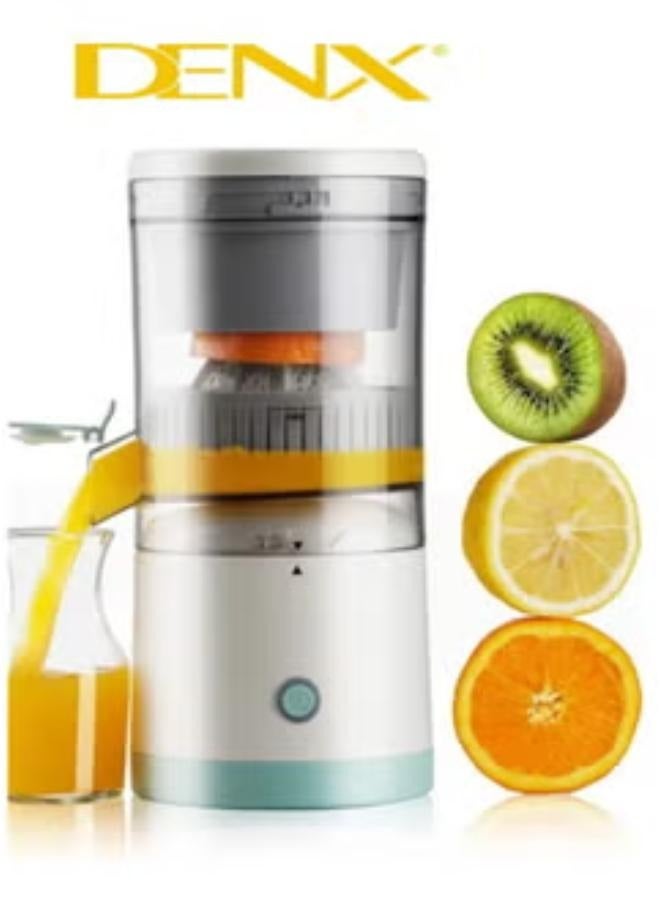 Denx Electric Citrus Juicer, Hands-Free Portable USB Charging Powerful Electric Juicer Cordless Fruit Juicer, Multi functional 1-Button Easy Press Lemon Orange Squeezer Machine for Kitchen - Image 3