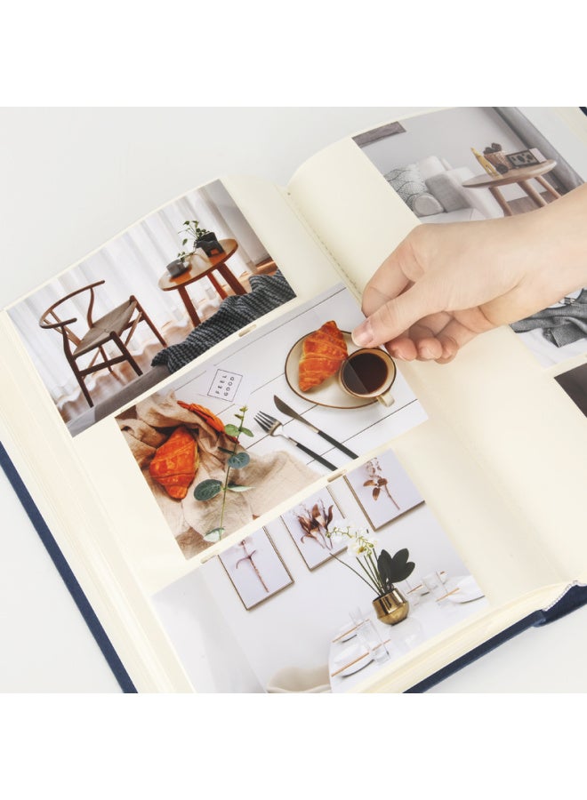 Ncl Zhonglin Pocket Fabric Photo Al, 288 Pages, 6 Inches, Insert-style Photo Collection Storage Book, Home Family Photo Al, Photo Book, Dark Gray, Nbck-3up6 - Image 4