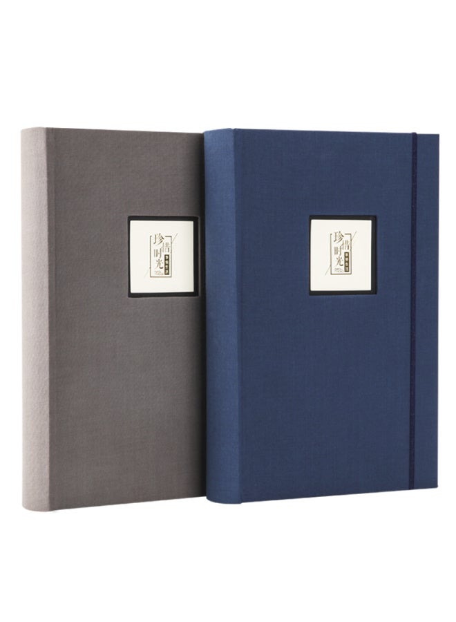 Ncl Zhonglin Pocket Fabric Photo Al, 288 Pages, 6 Inches, Insert-style Photo Collection Storage Book, Home Family Photo Al, Photo Book, Dark Gray, Nbck-3up6 - Image 2