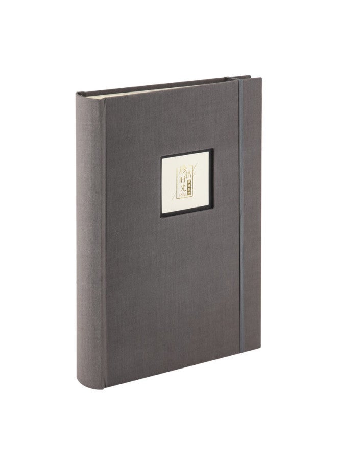 Ncl Zhonglin Pocket Fabric Photo Al, 288 Pages, 6 Inches, Insert-style Photo Collection Storage Book, Home Family Photo Al, Photo Book, Dark Gray, Nbck-3up6 - Image 1
