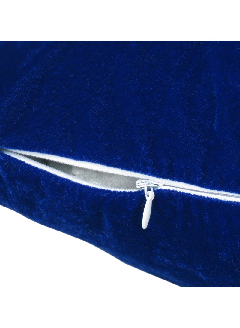ريارا مجموعة من قطعتين غطاء وسادة مخملي فاخر مناسب لغرفة النوم والديكور الريفي والمكتب (20 × 20 بوصة)  - Image 3