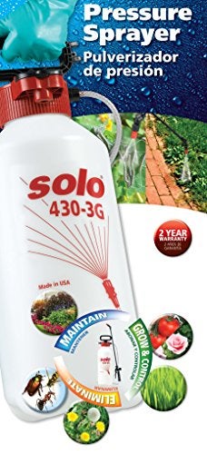Solo 430-3G 3-Gallon Farm and Garden Handheld Sprayer, with Shut-off Valve and Unbreakable Wand - Image 2