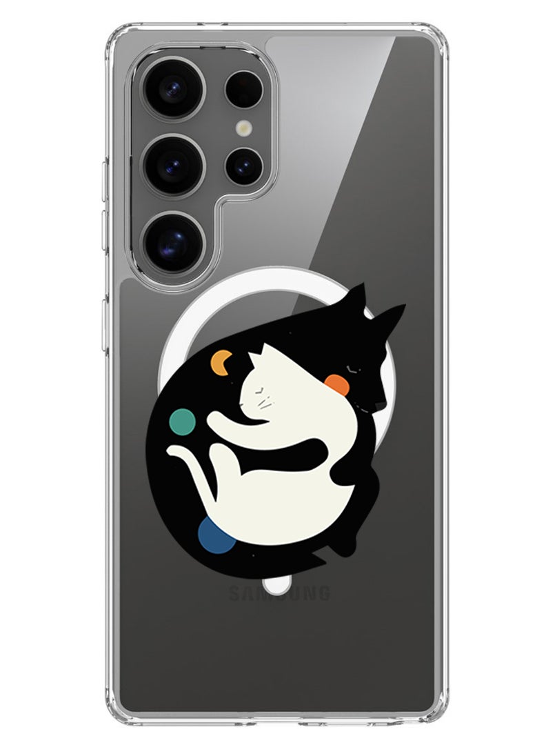 Theodor Magnetic Case for Samsung Galaxy S25 Ultra 6.9-inch Compatible with MagSafe Wireless Charging, Shockproof Phone Bumper Cover More Hugs - Image 1