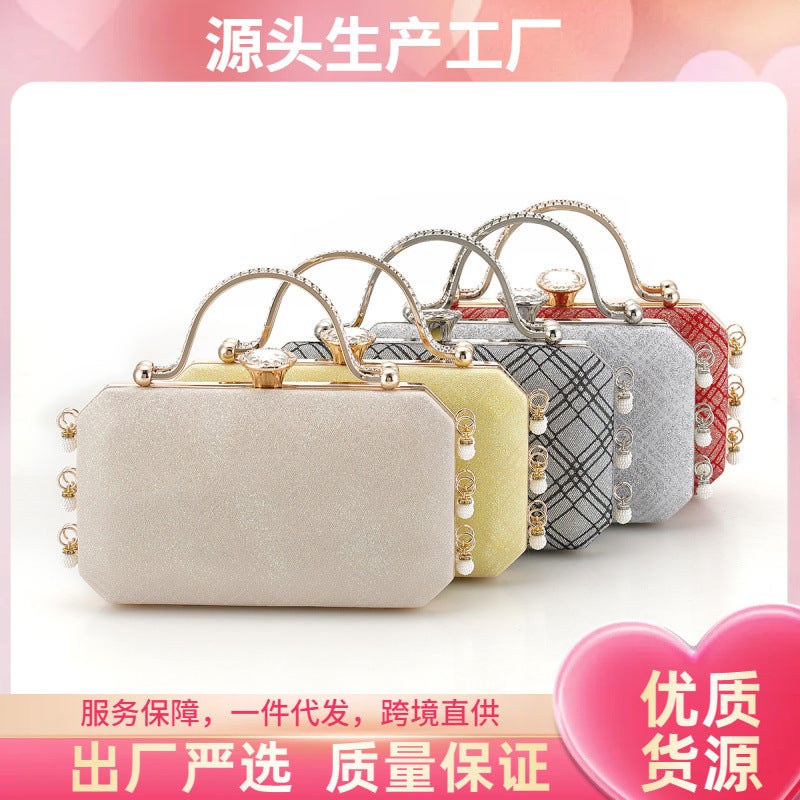 New Evening Bag Evening Bag Messenger Bag Clutch Women'S Bag Mobile Phone Bag Banquet Bag Niche Women'S Bag - Image 2