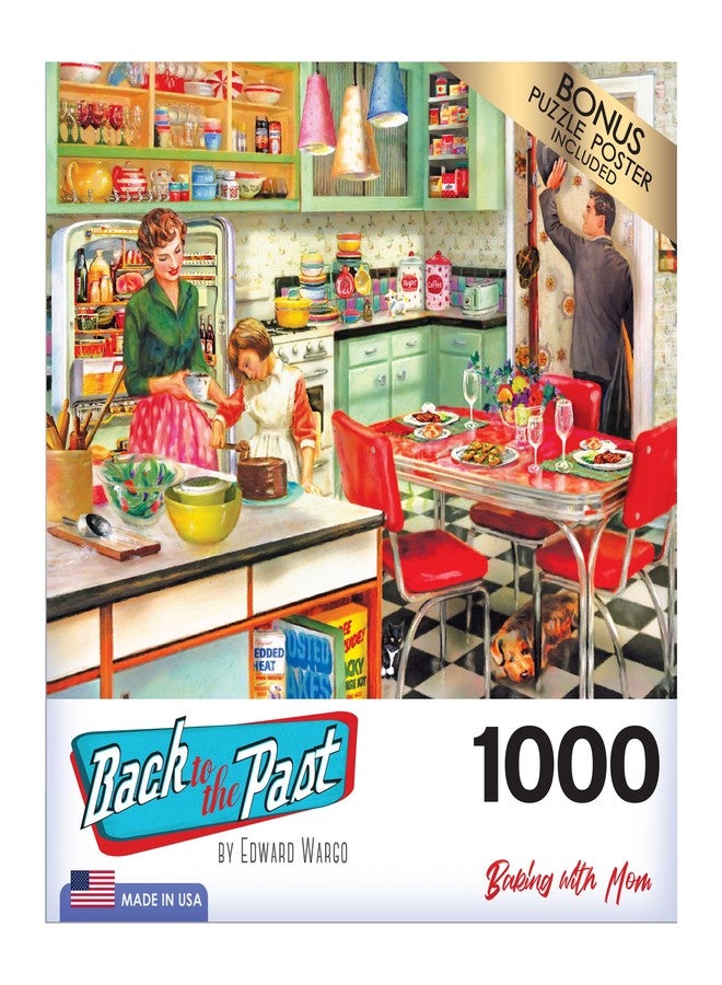 Rose Art Cra-Z-Art - - Back to The Past 1000PC - Baking with MOM - Image 4