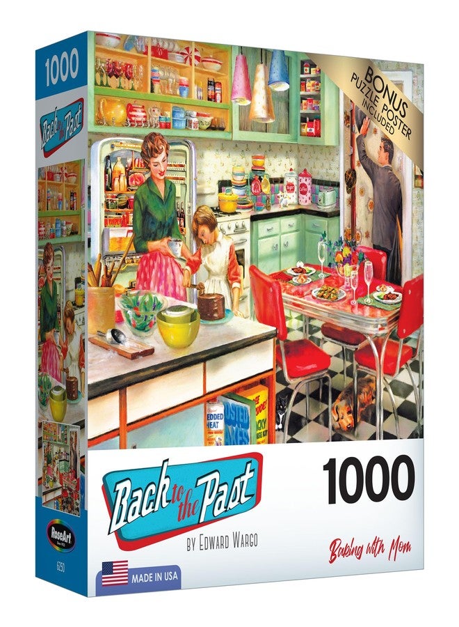 Rose Art Cra-Z-Art - - Back to The Past 1000PC - Baking with MOM - Image 2