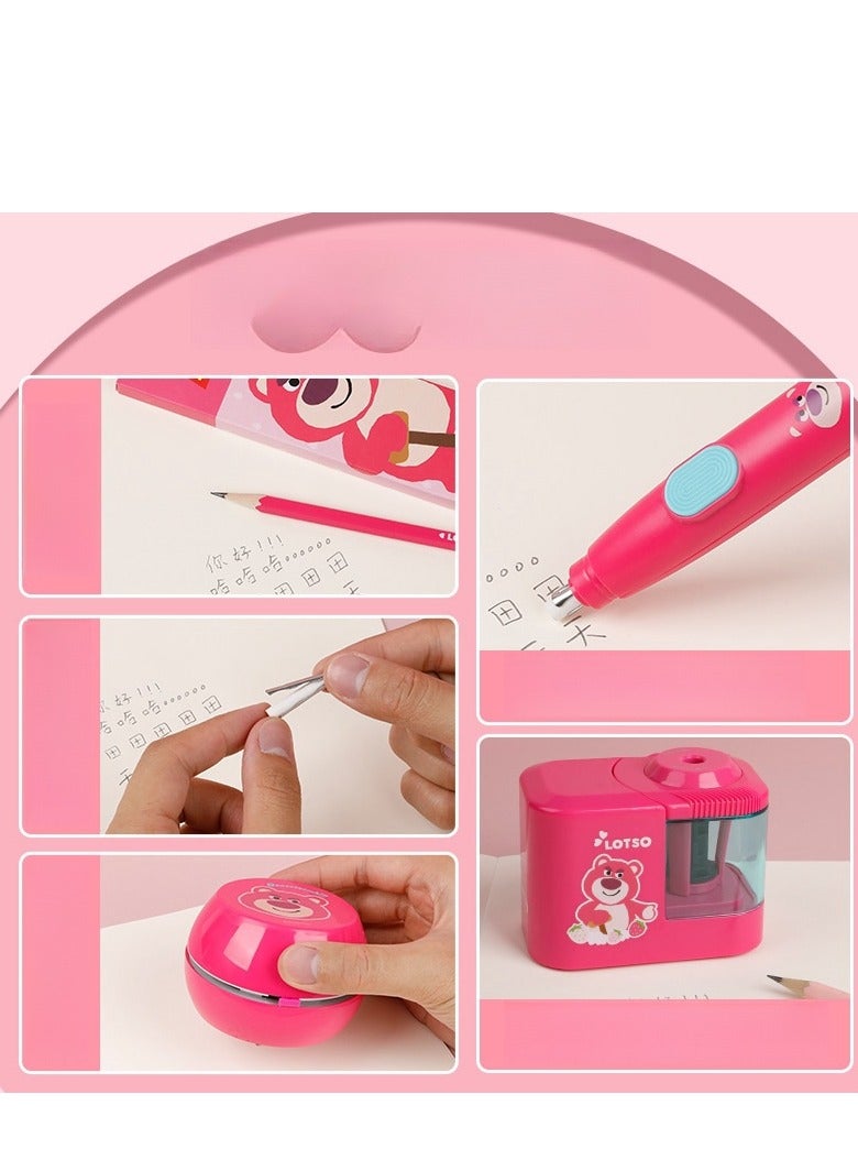Student Birthday Gift High Beauty Children's Learning Supplies Electric Stationery Set Gift Box - Image 2