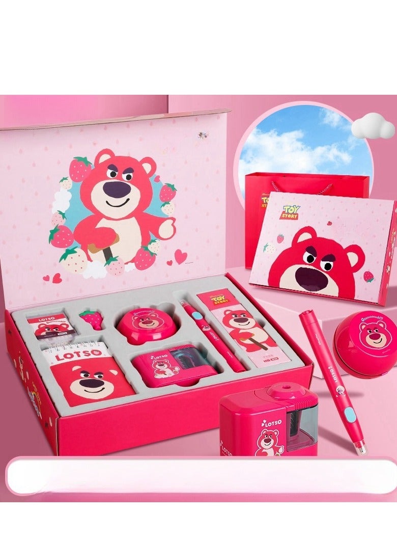 Student Birthday Gift High Beauty Children's Learning Supplies Electric Stationery Set Gift Box - Image 3