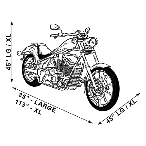 Raider غطاء تخزين دراجة نارية Raider 02-6613 من سلسلة GT بحجم كبير جداً - Image 3