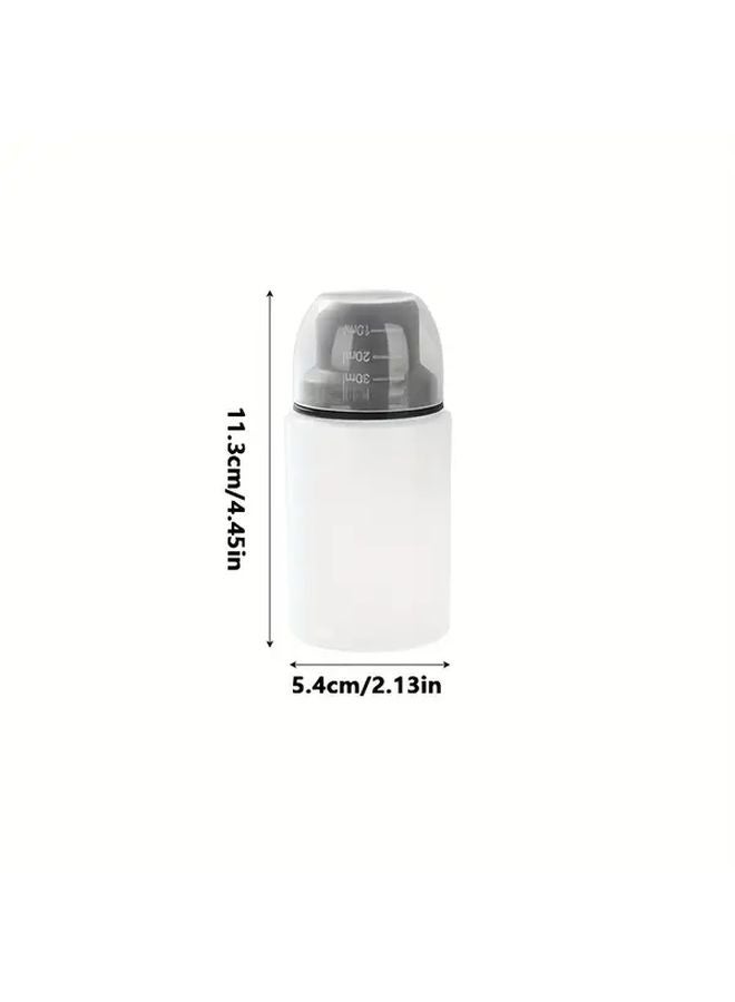 Black Powder Jar Bottle 1pc Multi Purpose Seasoning Dispenser With Measuring Cup - Image 3