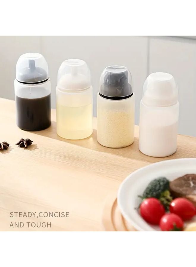 Black Powder Jar Bottle 1pc Multi Purpose Seasoning Dispenser With Measuring Cup - Image 2