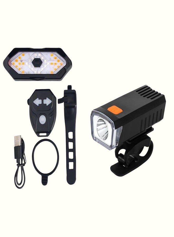 FCCRACING Indicator Back Light and Front Light Combo for Bicycle - USB Charge, Waterproof - Image 2
