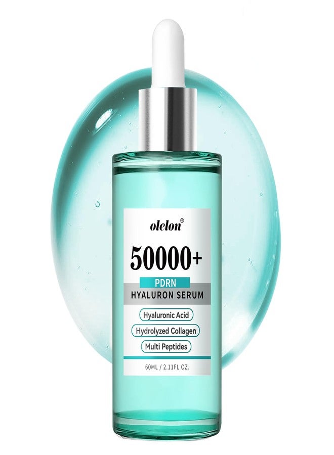 OLELON Salmon DNA PDRN Anti-Aging Serum – 50,000ppm PDRN & Hyaluronic Acid for Hydration & Radiance, Collagen & Peptides for Firm, Smooth the Skin | Korean Skincare 60ml / 2.11 fl.oz - Image 1