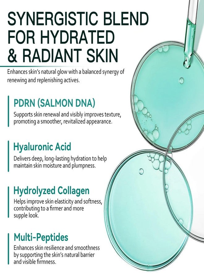 OLELON Salmon DNA PDRN Anti-Aging Serum – 50,000ppm PDRN & Hyaluronic Acid for Hydration & Radiance, Collagen & Peptides for Firm, Smooth the Skin | Korean Skincare 60ml / 2.11 fl.oz - Image 4