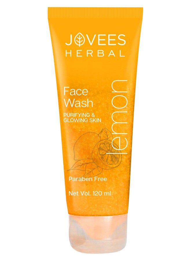 Jovees غسول الوجه بالليمون لتنقية البشرة وإشراقها وتنظيفها وزيت شفاف للرجال والنساء (120 مل) - Image 1