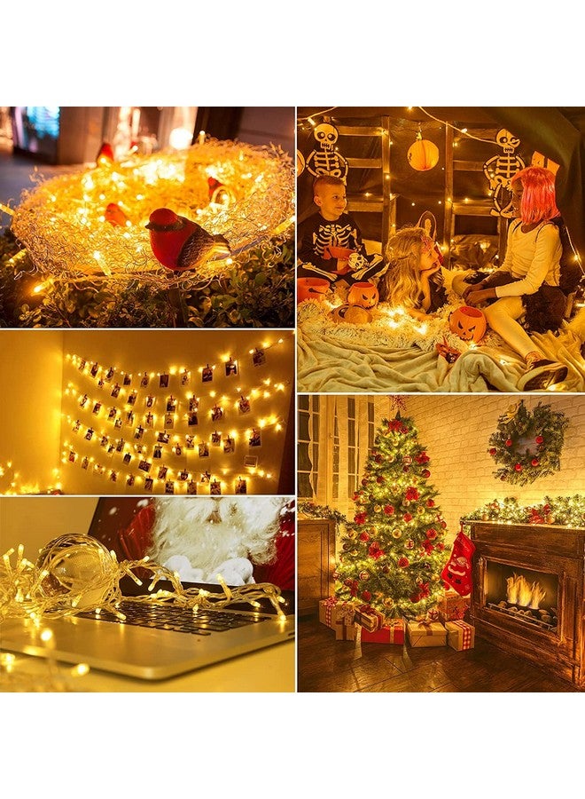 Gesto أضواء سلسلة LED دافئة بيضاء - أضواء نحاسية مقاومة للماء للزينة المنزلية | ضوء أصفر لزينة ديوالي، أضواء للشرفة الخارجية، عيد الميلاد - (19 متر | عبوة من 1) - Image 4