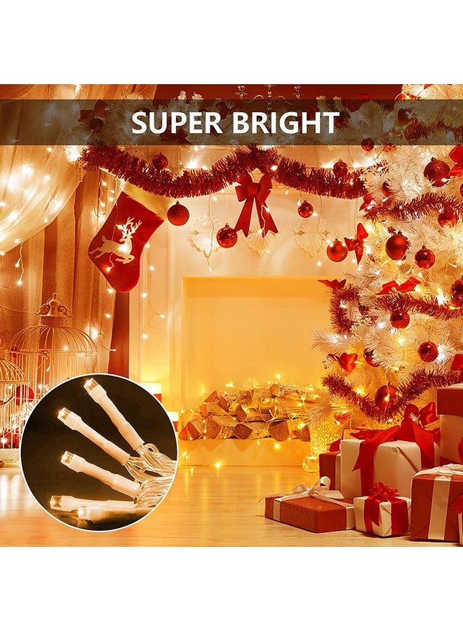 Gesto أضواء سلسلة LED دافئة بيضاء - أضواء نحاسية مقاومة للماء للزينة المنزلية | ضوء أصفر لزينة ديوالي، أضواء للشرفة الخارجية، عيد الميلاد - (19 متر | عبوة من 1) - Image 3