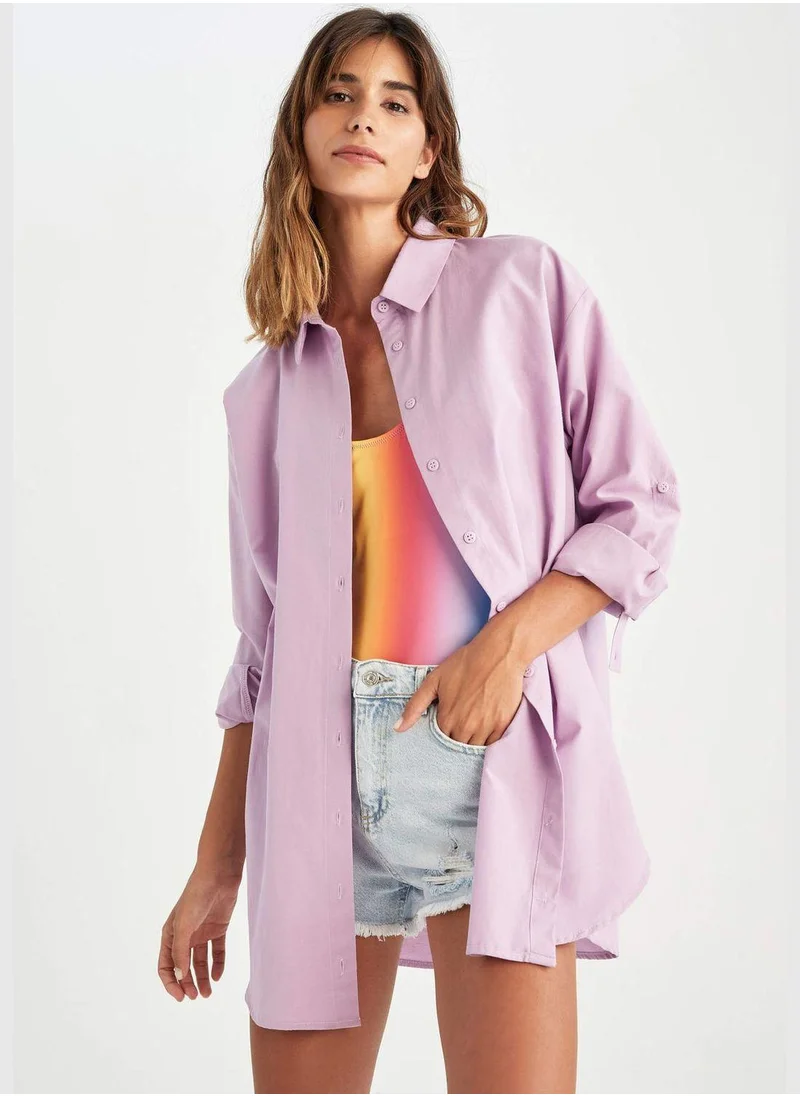 DeFacto Regular Fit Half Sleeves Beach Wear