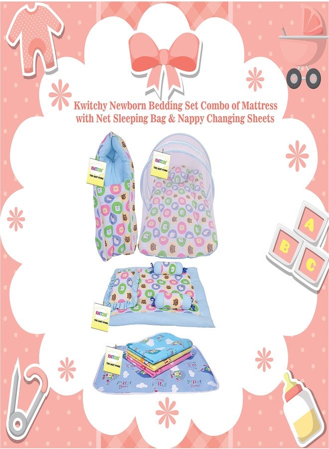 Kwitchy New Born Baby Bedding Set Essential Combo Pack (0-6 Months) (4PCS Set) - Image 2