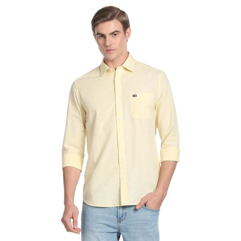 Arrow Manhattan Slim Fit Solid Shirt Dark Green - Image 2