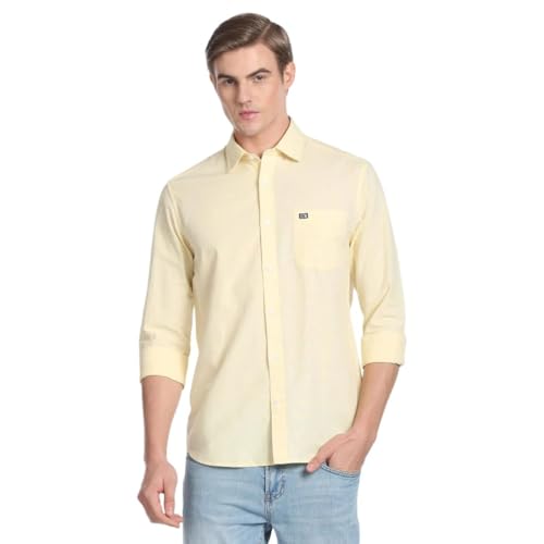 Arrow Manhattan Slim Fit Solid Shirt Dark Green - Image 1