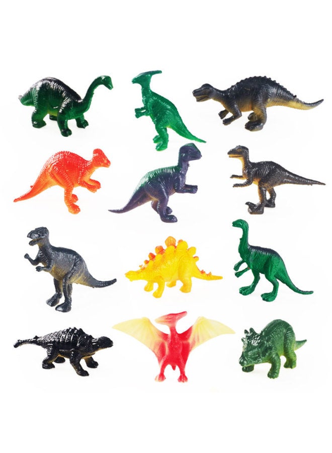 Dinosaur Wild Animal Model Farm Animals Are Suitable For Babies Over 3 Years Old-Color:5-inch 12 Wild Animals (with Siberian Tiger + Monkey)  - Image 4