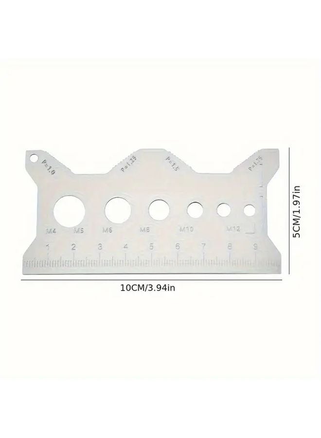 مقياس خطوات الخيوط من سبائك التيتانيوم، أداة قياس صناعية واحدة لمحترفي السيارات - Image 3