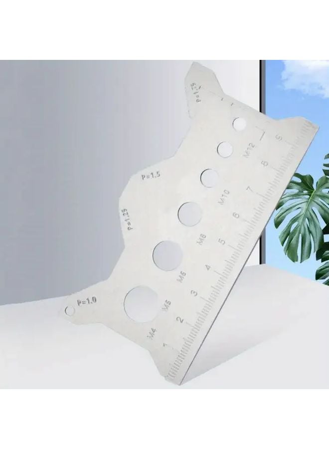 مقياس خطوات الخيوط من سبائك التيتانيوم، أداة قياس صناعية واحدة لمحترفي السيارات - Image 2